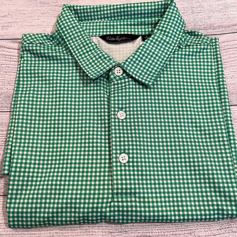 Lot of 3 Walter Hagen Men's Golf Polo Shirts Size Large Green Teal Blue